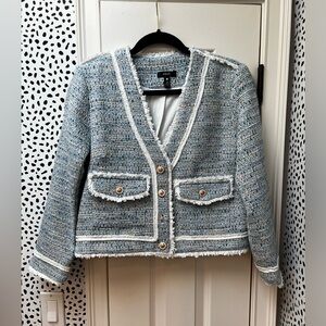 Aqua Tweed Blazer